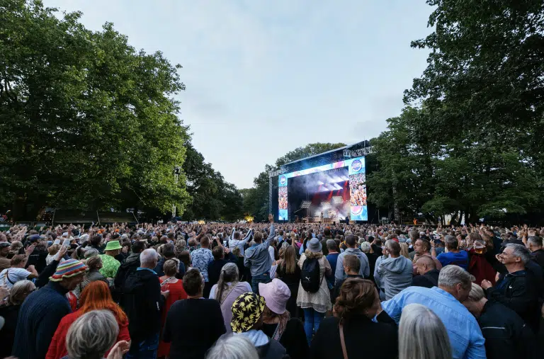 Anlægsscenen på Ringsted Festival